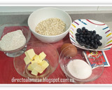Foto del paso 1 de la receta: Galletas de avena con arándanos