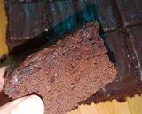A picture of step 8 of Bakery Brownies 😋.