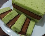 Foto langkah ke 9 dari resep Lapis Pandan Coklat.