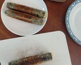 Hình bước làm 5 của món NORI MAKI - Cơm cuộn khoai sọ chiên giòn