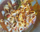 Foto langkah ke 5 dari resep Cumi Saos Padang.