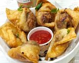 A picture of step 8 of Wontons.