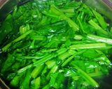 Hình bước làm 2 của món Canh Rau Cải Bó Xôi(Rau Chân Vịt) Nấu Tôm