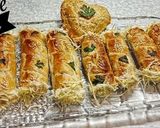 صورة لخطوة 1 من وصفة مونشو بالعجينة المورقة وكريمة الجبن 🧀