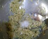 A picture of step 2 of Lauki ka raita.