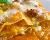 A picture of step 7 of Creamy Butternut Squash and Sausage Lasagna.