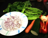 Foto del paso 1 de la receta: Sopa de hortalizas con garbanzos y fideos