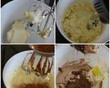 Strawberi berinti Kek Keju Double Chocolate