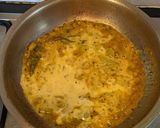 A picture of step 8 of Katla fish curry with raw mango.