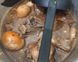 Foto langkah ke 9 dari resep Ayam, tahu, dan telor bacem (kecap) ala anak kos.