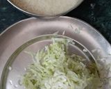 A picture of step 1 of Bottle gourd Rice.