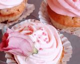 Une image de l'étape 1 de Cupcakes framboise.
