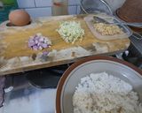 Foto langkah ke 1 dari resep Nasi Goreng Udang Rebon (mpasi 13m+).