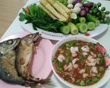 รูปขั้นตอนการทำที่ 6 ของ น้ำพริกกะปิกุ้ง