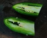 รูปขั้นตอนการทำที่ 2 ของ พริกฮาลาปินโน่ยัดไส้ (Jalapeno Poppers with Steak)