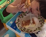 Foto langkah ke 5 dari resep Hokkaido Cheese Toast.