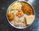 A picture of step 1 of Lunch plate.