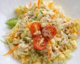 Foto langkah ke 5 dari resep Salad kentang telur wijen sangrai.