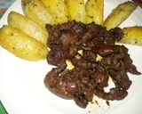 Foto langkah ke 5 dari resep Beef steak slice lada hitam.
