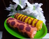 Foto langkah ke 8 dari resep Cake gulung Stowberry.