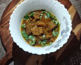 A picture of step 10 of SPICY HING LAUKI with COCONUT...
