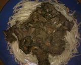 Foto del paso 5 de la receta: Salsa de hígado con tallarines