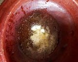 A picture of step 1 of Red Amaranth Subzi.