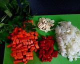 Foto del paso 2 de la receta: Falafel de lentejas con ensalada mixta y salsa de mango
