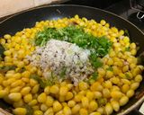A picture of step 5 of Sweet Corn Poriyal.