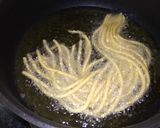 A picture of step 6 of Besan Sev.