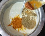 A picture of step 9 of Bihari Kadhi Badi.