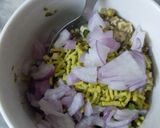 A picture of step 2 of Spicy sprout moong parantha.