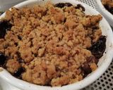 Une image de l'étape 3 de Crumble de poire chocolat aux noisettes.