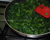 A picture of step 2 of Green rice (Zamarod pilaf).