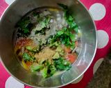 এগ হোয়াইট মশলা অমলেট (egg white masala omelette recipe in bengali) রেসিপি ধাপ - 3 ছবি