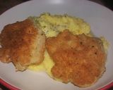 Foto del paso 3 de la receta: Polenta con filete de soja rebozado