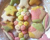 A picture of step 7 of Multi colour cookies.