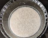 A picture of step 1 of Jeera rice and dal tadka.