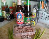 รูปขั้นตอนการทำที่ 1 ของ หมูสับผัดถั่วฝักยาว