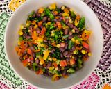 عکس مرحله 7 از دستور سالاد فلفل دلمه و لوبیا قرمز (Red bean & bell pepper salad)