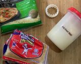 Gambar langkah 1 resipi Roti Mozarella dengan Susu Pekat Manis.