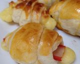 A picture of step 6 of Sausage Croissants with Frozen Puff Pastry.