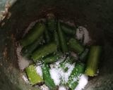 A picture of step 2 of Methi green garlic bhajiya.