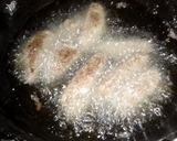 A picture of step 4 of Ugali fritters.