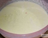 A picture of step 2 of Moong dal (lentil) and chickpea roll (chila).
