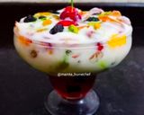 A picture of step 4 of Creamy Fruit Cocktail.