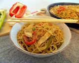 Foto del paso 6 de la receta: Noodles de verduras y pollo