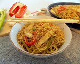 Foto del paso 6 de la receta: Noodles de verduras y pollo