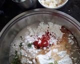 A picture of step 1 of Kokki Sindhi Special.