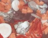 Foto del paso 1 de la receta: Salmón con verduras a la crema
